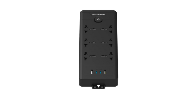 The Powerology 6AC 2500W Power Strip is a universal and high-speed charging strip that can accommodate all your power needs. It has a universal input 