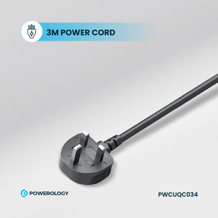 The Powerology 6AC 2500W Power Strip is a universal and high-speed charging strip that can accommodate all your power needs. It has a universal input 