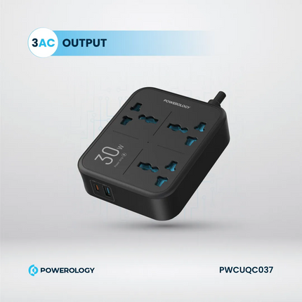 The Powerology Power Strip 3250W is a high-performance, multifunctional power solution for your home or office. Famous for the great 3250W rated power
