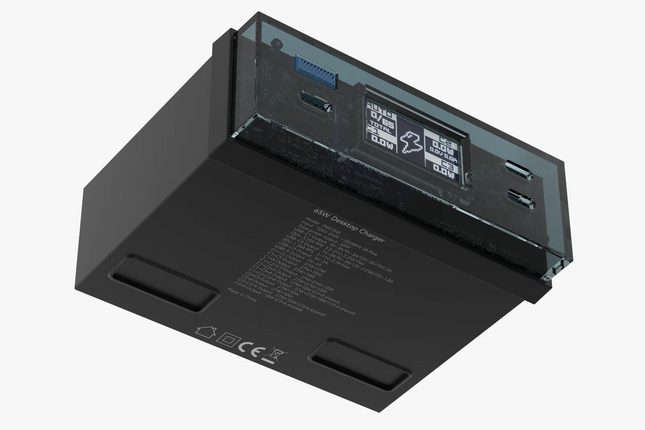 Powerology Power Hub Desktop Charging Station - Black - The Powerology Power Hub Desktop Charging Station is a powerful charging solution with power output capacities of up to 65W