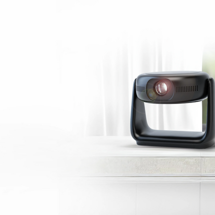 The Powerology Rotating Stand Portable Projector is a state-of-the-art device that brings the magic of the big screen right into your home with its ad