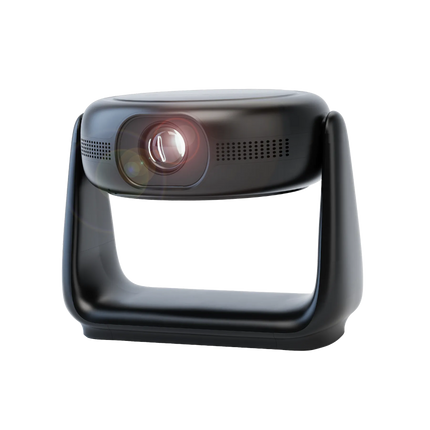 The Powerology Rotating Stand Portable Projector is a state-of-the-art device that brings the magic of the big screen right into your home with its ad