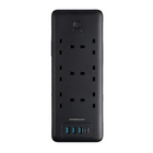 Powerology 48W 6AC 1x PD USB-C and 3x QC USB-A Power Strip