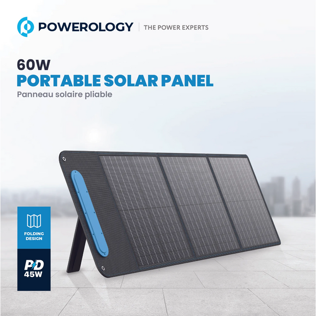 This is the Powerology Mono Crystalline Solar Panel, a perfect tool for all the people who care about the ecosystem, and better ways to provide electr