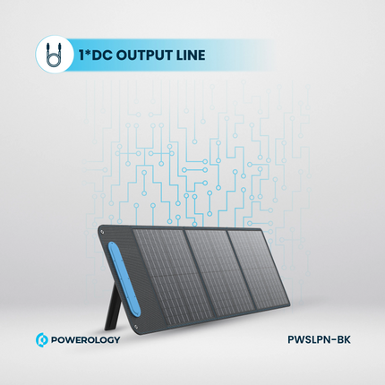 This is the Powerology Mono Crystalline Solar Panel, a perfect tool for all the people who care about the ecosystem, and better ways to provide electr
