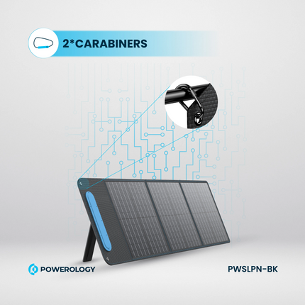 This is the Powerology Mono Crystalline Solar Panel, a perfect tool for all the people who care about the ecosystem, and better ways to provide electr