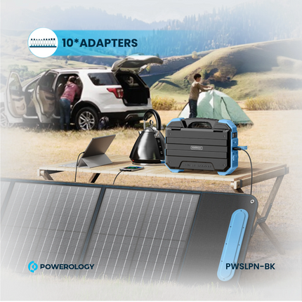 This is the Powerology Mono Crystalline Solar Panel, a perfect tool for all the people who care about the ecosystem, and better ways to provide electr