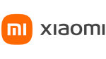 Xiaomi logo with orange square and 'mi' symbol on a white background