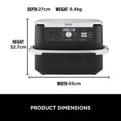 Ninja Foodi FlexDrawer MegaZone Air Fryer 10.4L AF500ME - Clix