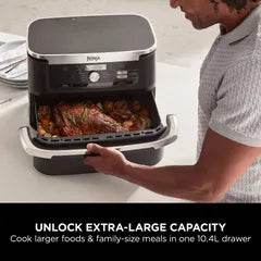 Ninja Foodi FlexDrawer MegaZone Air Fryer 10.4L AF500ME - Clix