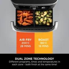 Ninja Foodi FlexDrawer MegaZone Air Fryer 10.4L AF500ME - Clix
