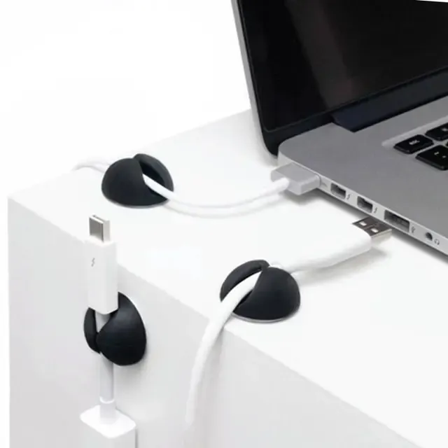 GREEN LION - 10 IN 1 CABLE ORGANIZER - BLACK