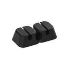 GREEN LION - 2 IN 1 CABLE ORGANIZER - BLACK