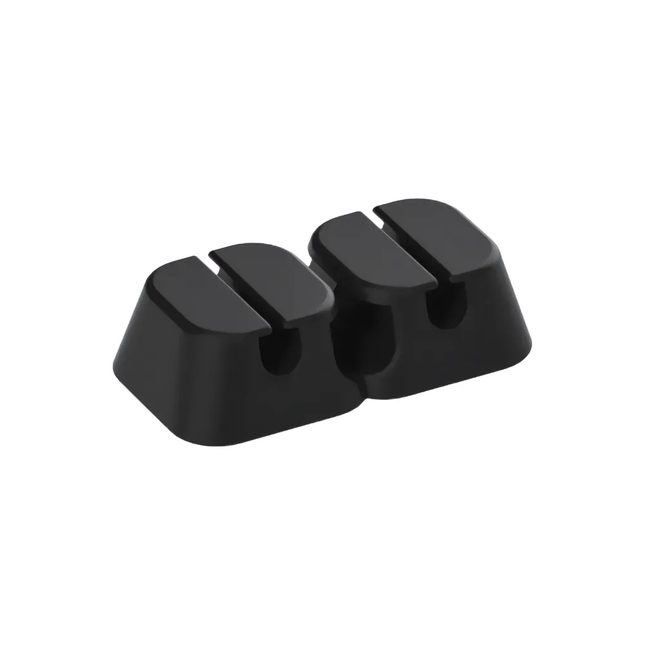 GREEN LION - 2 IN 1 CABLE ORGANIZER - BLACK