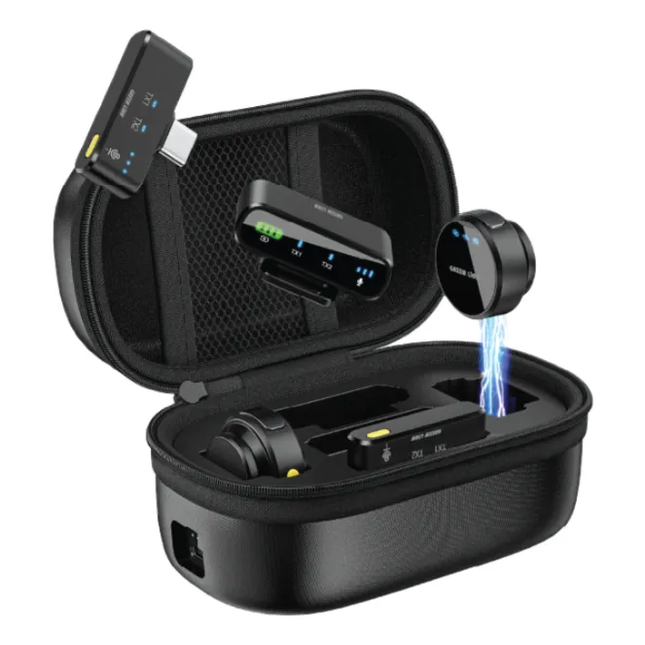 GREEN LION GM-85X 3 IN 1 WIRELESS MICROPHONE - BLACK