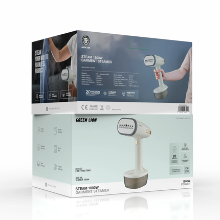 GREEN LION GARMENT STEAMER 1800W - BEIGE