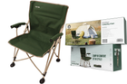 GREEN LION OUTDOOR CAMPING CHAIR WITH CARRYING BAG - DARK GREEN