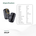 GREEN LION PULSE WEAR WEARABLE BT SPEAKER - BLACK