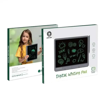 GREEN LION LCD DIGITAL WRITING PAD 15" - GRAY