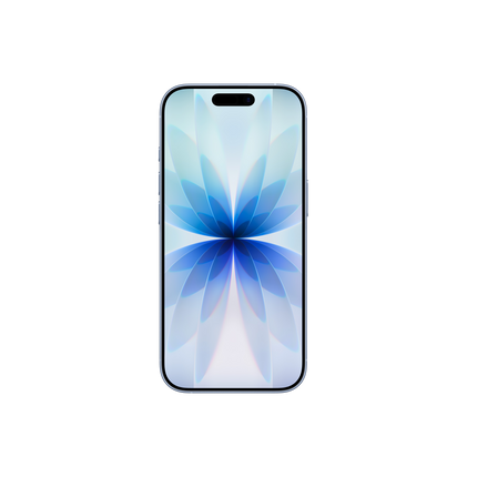 iPhone 17 Mist Blue back view - taxes and customs paid, installments available