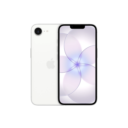 iPhone 17e White front view - best price in Egypt with 2-year official warranty