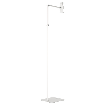Powerology Multi-Joint Floor Stand Metal Base Phone & Tablet - White