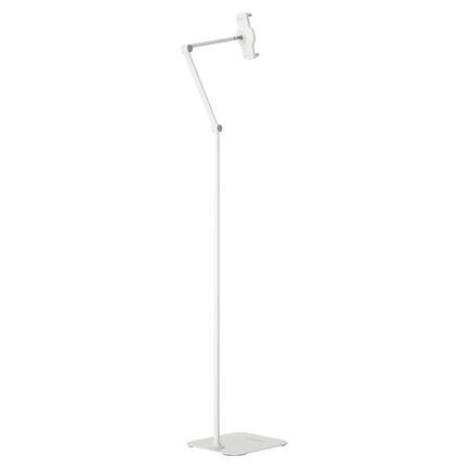 Powerology Multi-Joint Floor Stand Metal Base Phone & Tablet - White