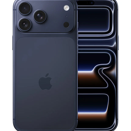 iPhone 17 Pro Max 256GB Deep Blue front view - best price in Egypt with 2-year official warranty