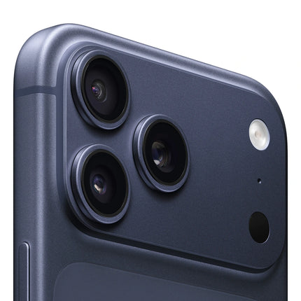 iPhone 17 Pro Max 256GB Deep Blue camera close-up - Triple Zero installments in Egypt