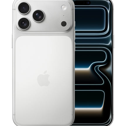 iPhone 17 Pro Max 256GB Silver front view - best price in Egypt with 2-year official warranty