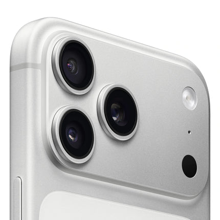 iPhone 17 Pro Max 256GB Silver camera close-up - Triple Zero installments in Egypt