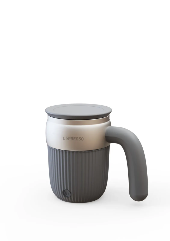LEPRESSO MAGNETIC MIXING CUP 450ML - GREY