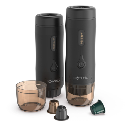 LePresso Momento 2.0 Portable Espresso Coffee Machine 75W - Black
