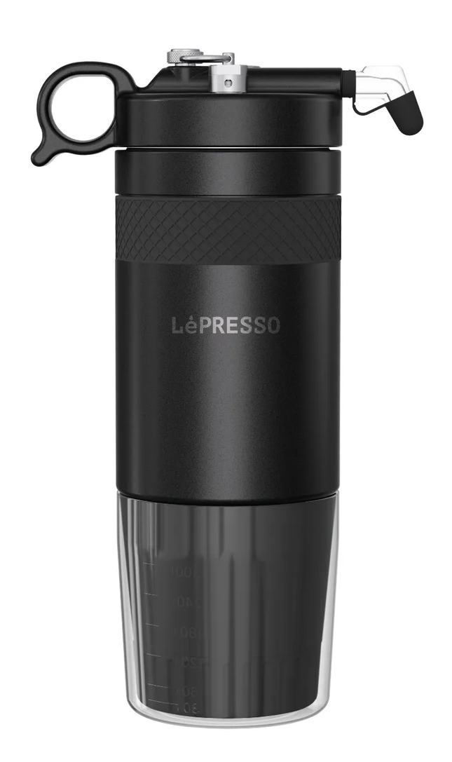 Lepresso Nitro Brew Cold Coffee Maker with Pressure Gauge - Black
