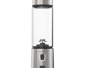 POWEROLOGY 6-BLADE PORTABLE JUICER 450ML 126W - ALUMINUM - Powerology 6-Blade Portable Juicer is a light-weight kitchen gadget designed to consume healthy, fresh beverages in just a snap