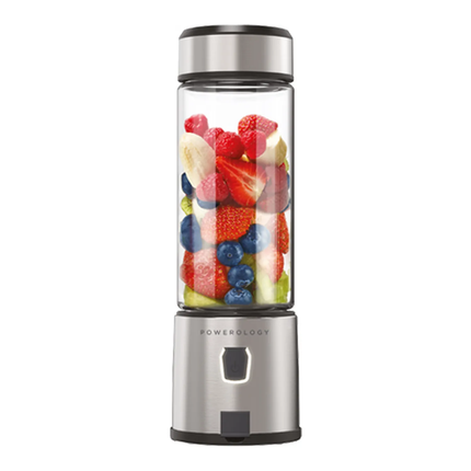POWEROLOGY 6-BLADE PORTABLE JUICER 450ML 126W - ALUMINUM