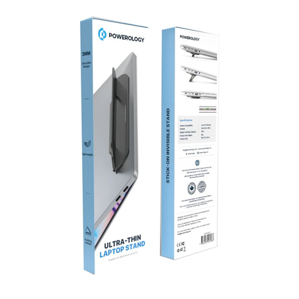 Powerology Ultra-Thin Laptop Stand - Grey