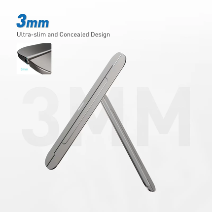 Powerology Ultra-Thin Laptop Stand - Grey