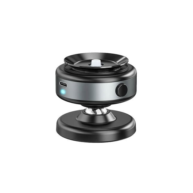 PORODO AUTO ELECTRIC SUCCTION 360 ROTABLE MAGNETIC MOUNT  - BLACK