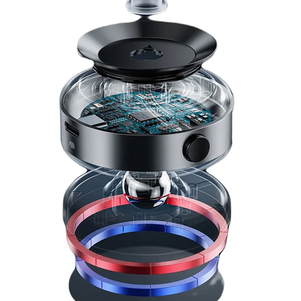 PORODO AUTO ELECTRIC SUCCTION 360 ROTABLE MAGNETIC MOUNT  - BLACK