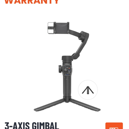 PORODO AI TRACKER GIMBAL P9 - BLACK