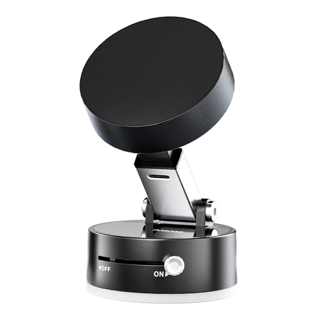 PORODO UNIVERSAL ADJUSTABLE FOLDABLE MAGSAFE CAR PHONE MOUNT - BLACK