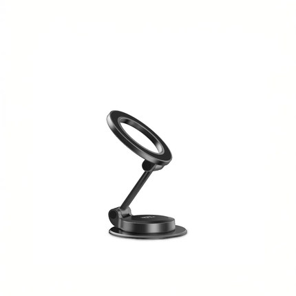 PORODO 360° FOLDABLE DUAL PILOT DISKS WITH GLUE N52 MAGSAFE CAR MOUNT - BLACK