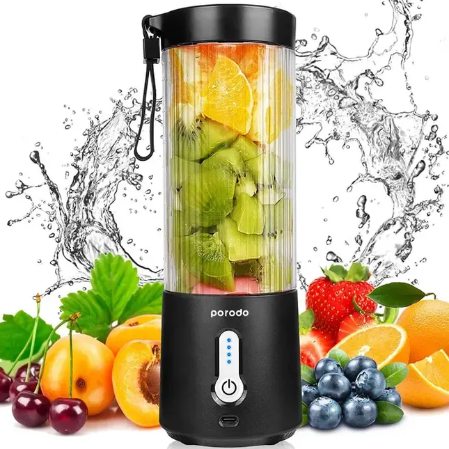 Porodo Lifestyle Portable Blender 450ml – Black