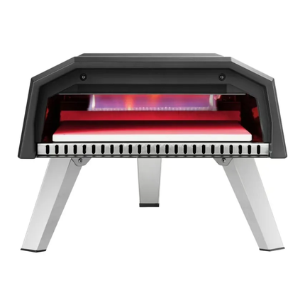 Porodo Lifestyle Portable Stainless Steel Pizza Oven with Foldable Legs and Cutter