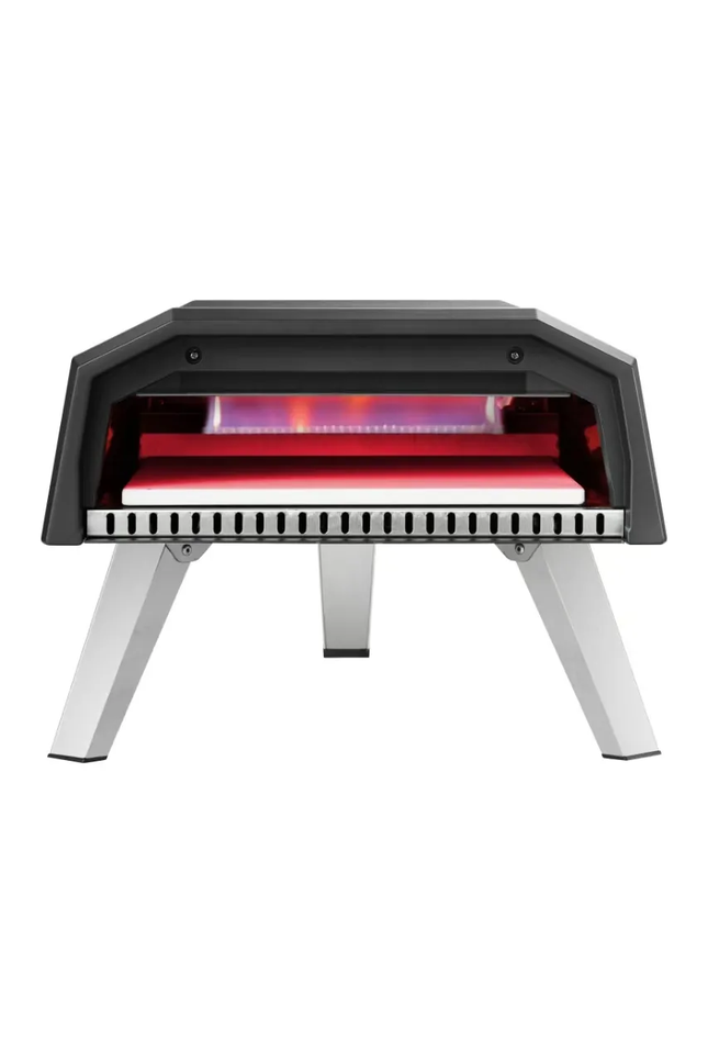 Porodo Lifestyle Portable Stainless Steel Pizza Oven with Foldable Legs and Cutter