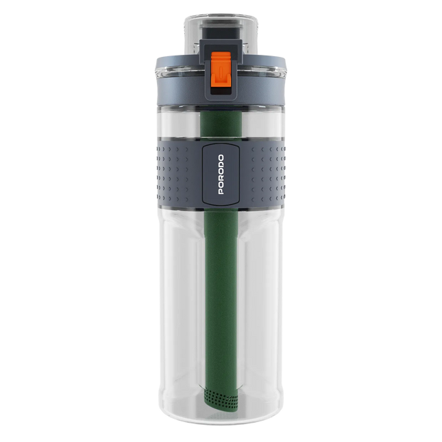 Porodo Lifestyle Water Filter Bottle – 500ml, Black