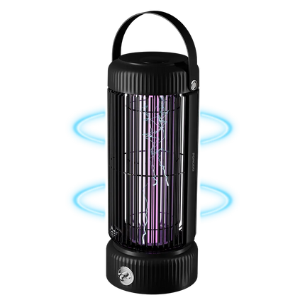 PORODO LIFESTYLE ELECTRIC INSECT KILLER LAMP 2000MAH TYPE-C - BLACK