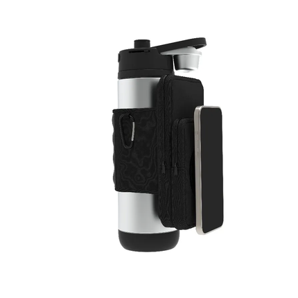 Porodo Lifestyle Magnetic Bottle Bag – Black
