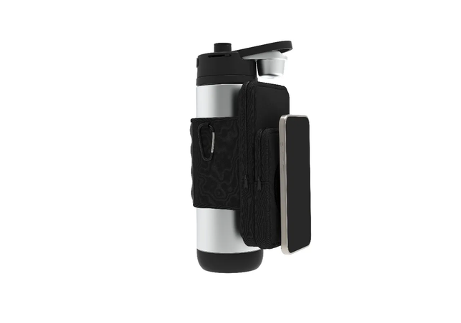 Porodo Lifestyle Magnetic Bottle Bag – Black